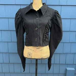 🖤🖤🖤Elywood black jacket blazer witchy emo couture medium Spin Doctor